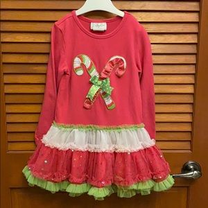 6x Girls Candy Cane tunic